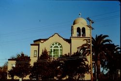 Methodist Church on North Main and Healdsburg Avenue, 1976
