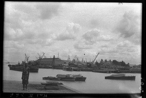 Docks in Beira harbour, Beira, Mozambique, ca. 1940-1950