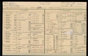 WPA household census for 730 W 47TH ST, Los Angeles County