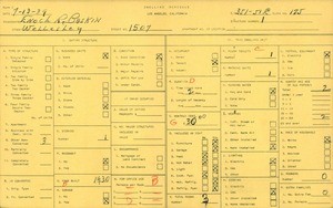 WPA household census for 1507 WELLESLEY AVE, Los Angeles