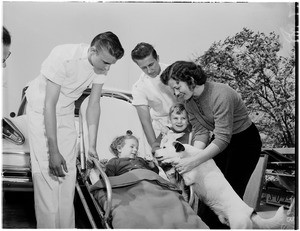 Little crippled girl story, 1958