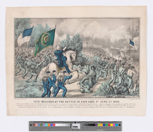 Genl. Meagher at the Battle of Fair Oaks, Va. June 1st 1862