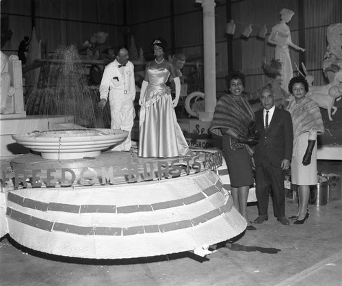 Negro Centennial Float, Los Angeles, 1962
