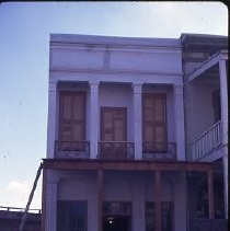 Old Sacramento. View of the Carpenter Building. It is a reconstruction on the east side of 2nd Street