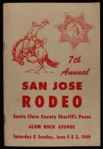 7th Annual San Jose Rodeo program, 1949