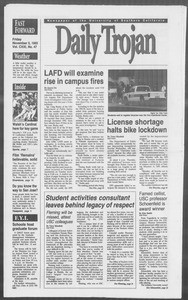 Daily Trojan, Vol. 121, No. 47, November 05, 1993