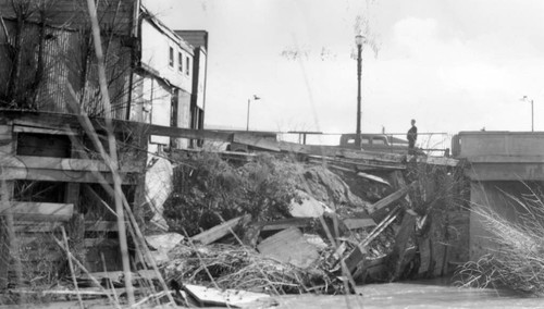 1941 Los Gatos Creek flood damage in San Jose
