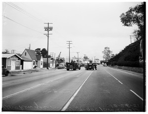 Gas main broke at 900 Riverside Drive, 1951