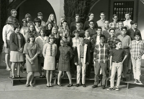 Avalon Schools, ninth grade, 1966-1967, Avalon, California (front)