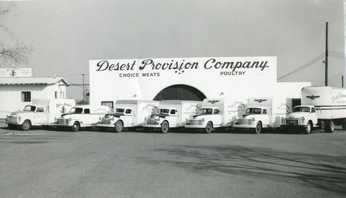 The Desert Provision Company meat processing plant on S. San Gorgonio Avenue in Banning, California