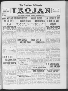 The Southern California Trojan, Vol. 7, No. 62, January 20, 1916
