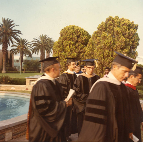 Processional--Program Participants: President Banowsky, Chancellor Young, James Wayland, Grover Goyne, Frank Pack