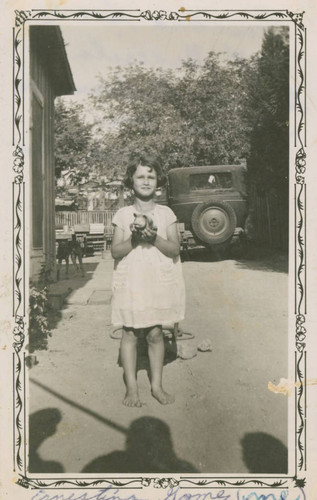 Ernestina Martinez at eleven years old, East Los Angeles, California