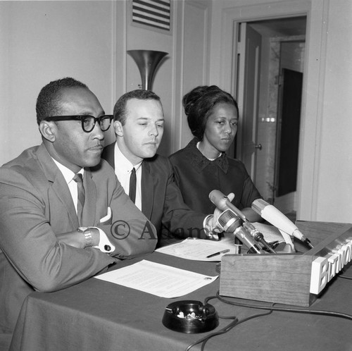 "Help" press conference, Los Angeles, 1965