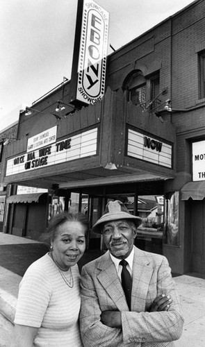 Nick and Edna Stewart at Ebony Showcase Theater