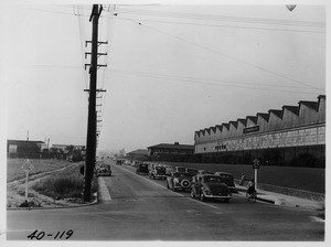 Fremont Avenue, Alhambra, looking north from Mission Road, Los Angeles County, 1940