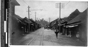 Street view, Osaka, Japan, ca. 1920-1940