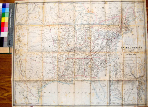 Map of the United States of America to accompany Doggett's Rail Road Guide