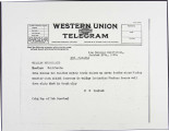 Telegram from W. W. Hurlbut to William Mulholland, 1923-10-17