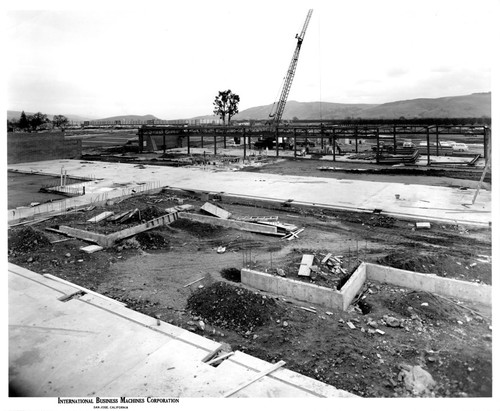 Initial Stages of IBM Building 25 Construction