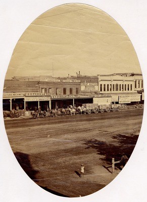 Stockton - Views - To 1880: Hunter St., 100 block