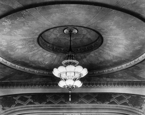 Auditorium ceiling, Hill Street Theatre