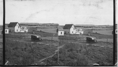 General view over experimental farms from Emerald JC. looking S.E. from railroad staton, Emerald JC, P.E.I