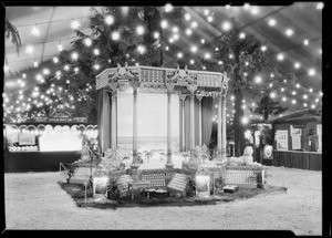 Orange County booth, land show, Southern California, 1930