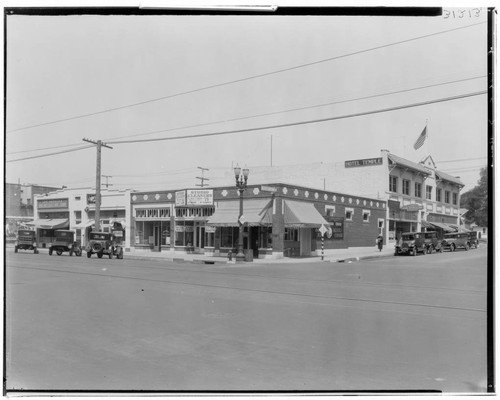 Main Street between 3rd and 4th Streets, Alhambra. 1928