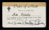 Order of merit, Aie Yokota