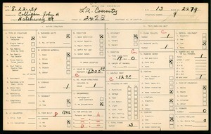 WPA household census for 2423 HATCHWAY ST, Los Angeles County