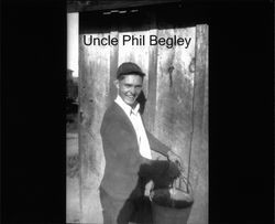 Phil Begley in Petaluma, California, about 1938