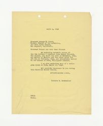 Letter from Isidore B. Dockweiler to Reverend George M. Scott, April 4, 1942