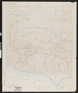 California. Triunfo Pass quadrangle (15'), 1921