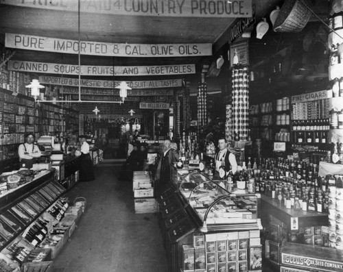 1900, San Jose, Belloli grocery store