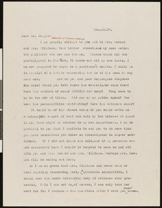 Hamlin Garland, letter, 1937-12-20, to Nora Rager