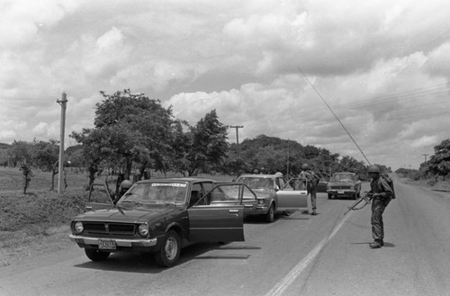 National Guard check point, Nicaragua, 1979