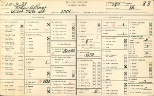 WPA household census for 1219 WEST 256TH STREET, Los Angeles County