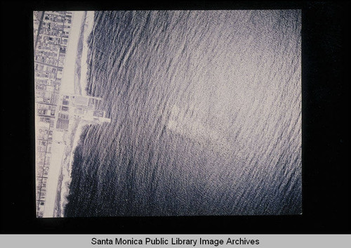 Fairchild Aerial Surveys photography of the Santa Monica coastline north to south from the Ocean Park Pier (Job #C235-A11) flown June 1928