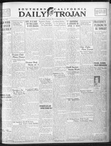 Daily Trojan, Vol. 22, No. 7, September 22, 1930