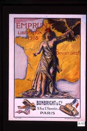 Emprunt de la liberation 1918. Souscrivez! Bonbright & Cie