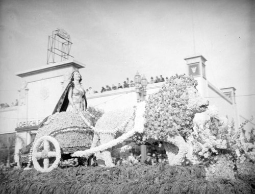 Gay's Lion Farm float at the 1939 Rose Parade