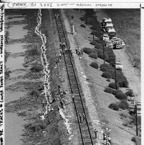 Sandbagging Railroad Levee