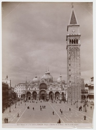 Pe. Ia. No. 12347b. Venezia - Piazza e Basilica di S. Marco. (Dal X al XV secolo.)