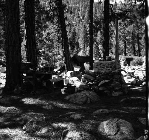 Camping, Irene Babcock's Camp near Kern Station