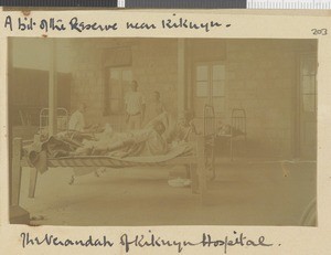 Hospital patients, Kikuyu, Kenya, 1918
