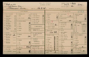 WPA household census for 1634 W VERNON AVE, Los Angeles County