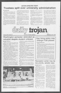 Daily Trojan, Vol. 76, No. 38, April 04, 1979