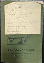 Catalog of the original Knapp Reversible Plows and Tractor Implements