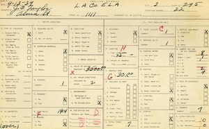 WPA household census for 1111 S ALMA